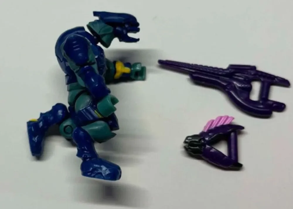 Halo Mega Bloks Construx Covenant Elite Blue 2011 Halo Fest Figure